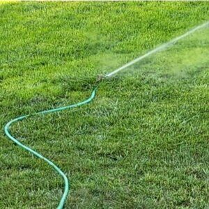 2 Pack Brass Impact Sprinklers with Stand (Spike), Heavy Duty Lawn Head